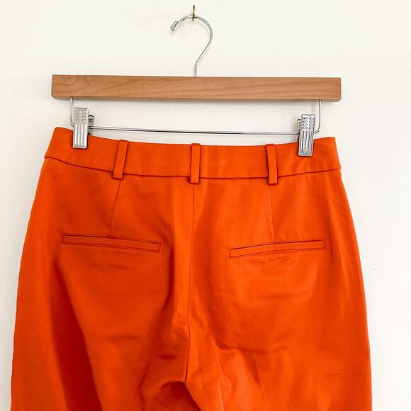 MaxMara Pegno Straight-Leg Trousers Orange 4 $595 - Picture 4 of 12